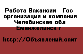 Работа Вакансии - Гос. организации и компании. Челябинская обл.,Еманжелинск г.